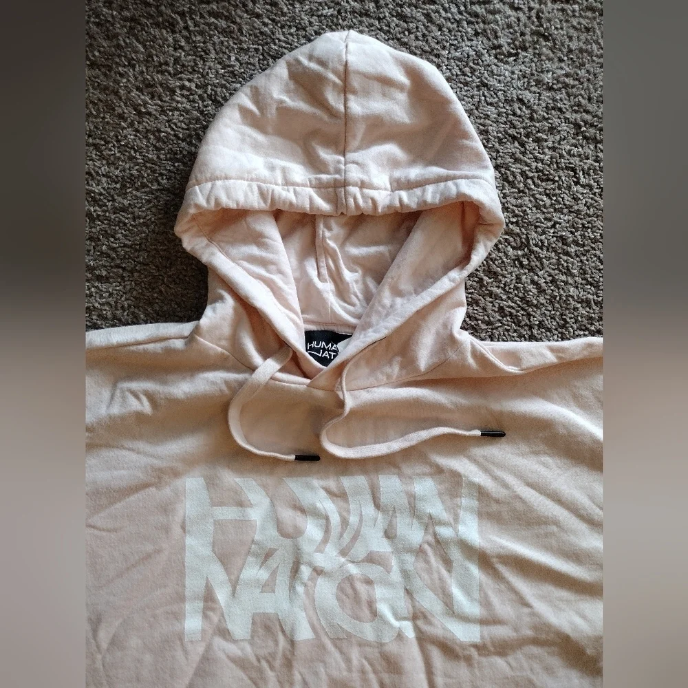 Human Nation Light Pink Pullover Hoodie NWT - Picture 2 of 8